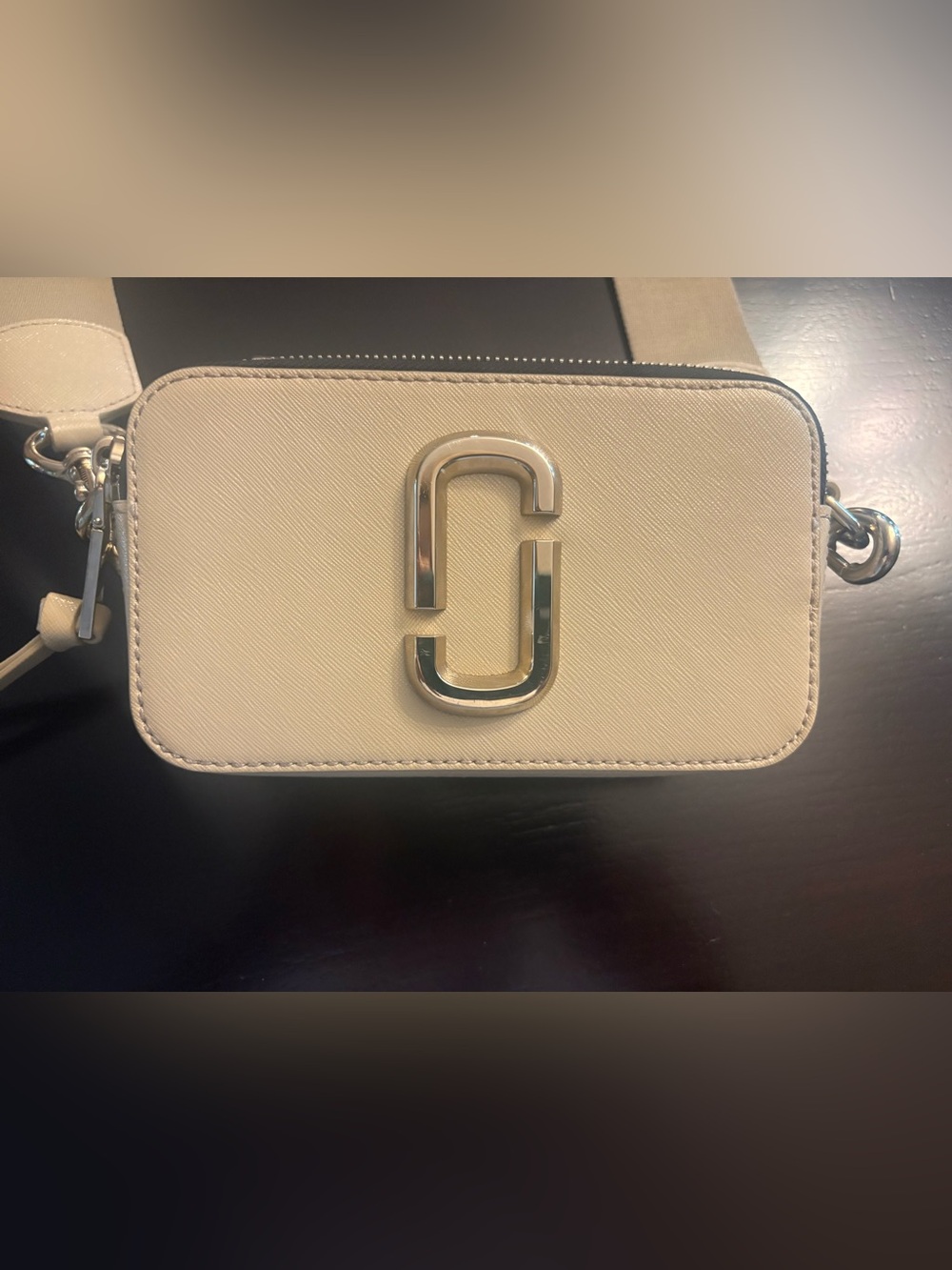 Mark Jacobs Crossbody snapshot bag in ivory